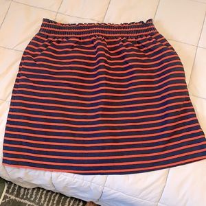 Jcrew striped skirt Size 4